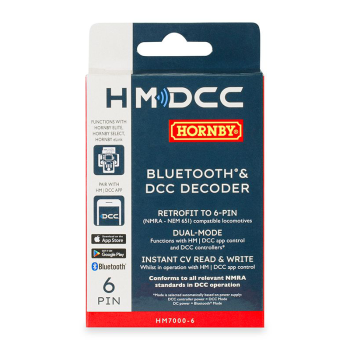 HM7000 6TXS Décodeur DCC Bluetooth® (6 broches)