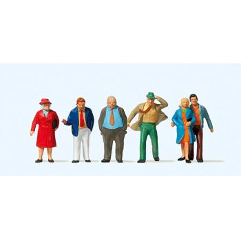6  promeneurs - H0 - Preiser