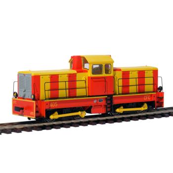 Locomotive Diesel Diesel BB400 N°405 Chemin de Fer de Corse (CFC), couleur d'origine, ép. IV - analogique