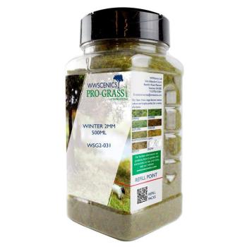 Fibres Static Grass 2 mm - Hiver - Flacon 500ml