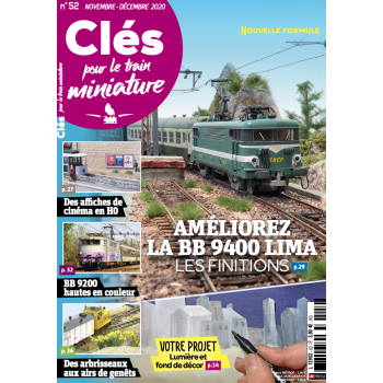 Clés pour le train miniature n° 52