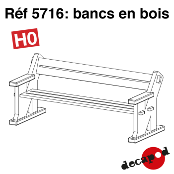 Bancs en bois