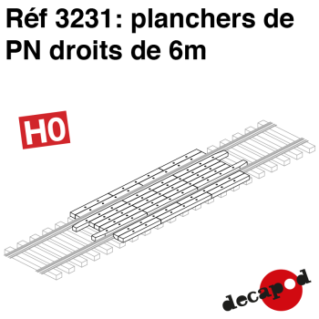 Planchers de PN droits de 6m