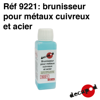 Brunisseur pour métaux cuivreux et acier 125 ml