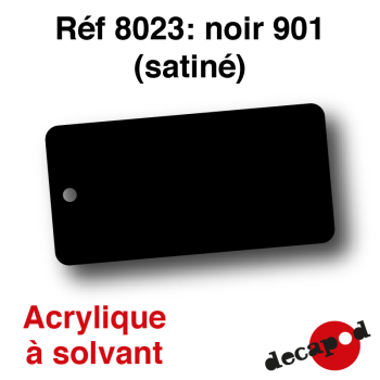 Peinture acrylique Noir 901 satiné