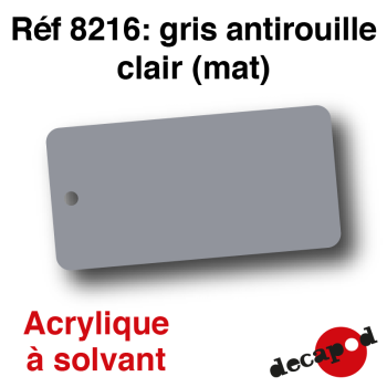 Peinture acrylique Gris antirouille clair mat