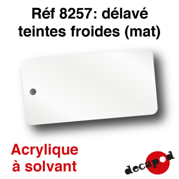 Délavé teintes froides mat