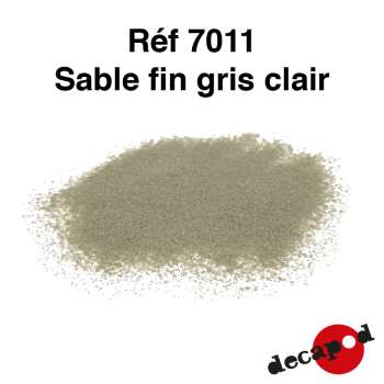 Sable fin gris clair