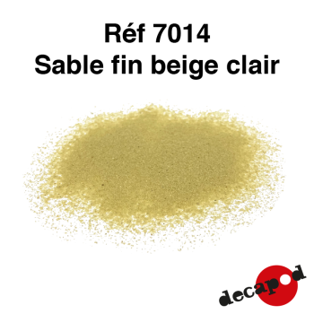 Sable fin beige clair