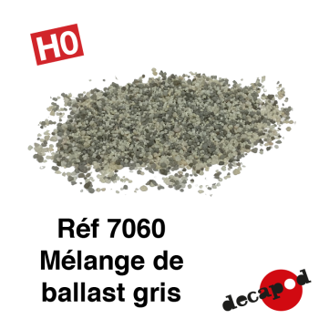 Ballast mélange de gris