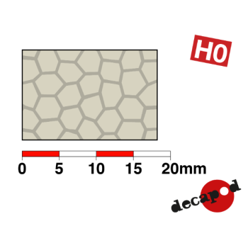 Mur de pierres hexagonales (H0)