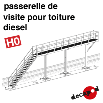 Passerelle de visite pour toiture diesel