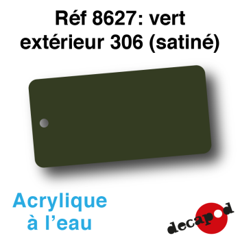 Peinture acrylique à l'eau Vert extérieur 306