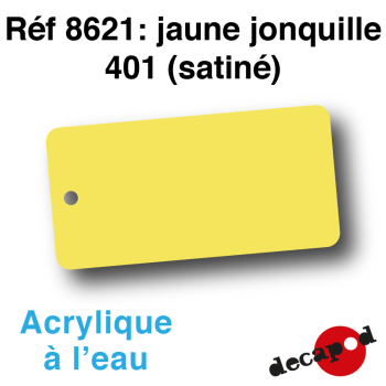 Peinture acrylique à l'eau Jaune jonquille 401