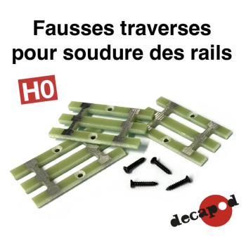 Fausses traverses pour soudure des rails - 8 ex