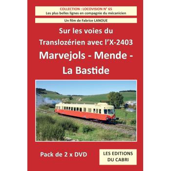 Sur les voies du Translozérien avec l´X-2403 - pack de 2 DVD