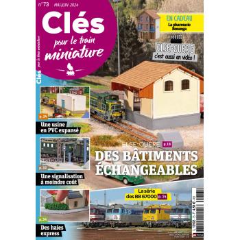 Clés pour le train miniature n° 73