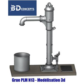 Grue à eau du PLM type N13 échelle N