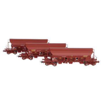 Coffret de 3 wagons trémie T8 Tadkks SNCF Ep. IV-V