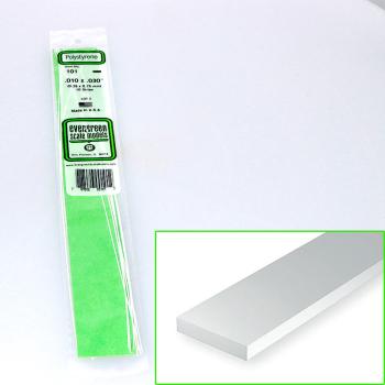 Bandes de polystyrène - 0,25x0,75x355 mm - EVG 101