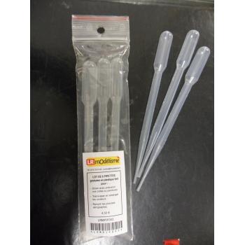 Lot de 6 pipettes graduées