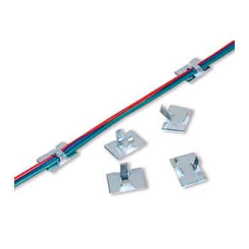 Clips adhésifs pour câbles