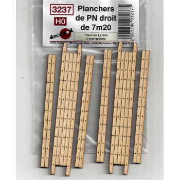 Planchers PN  droits de 7m20