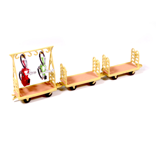 3 chariots à bagages récents (dont un pour les bicyclettes) +2 bicyclettes