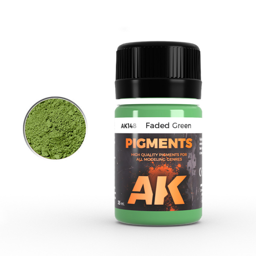 Pigment/terre à décor - vert passé