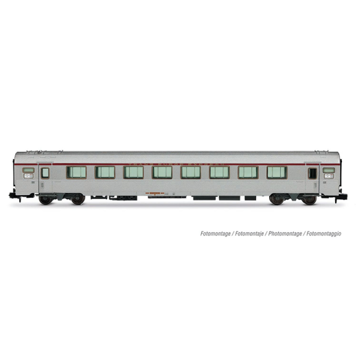 Coffret de 4 voitures type Mistral '69, TEE "Jules Verne", Paris-Nantes, ép. IV, SNCF-1