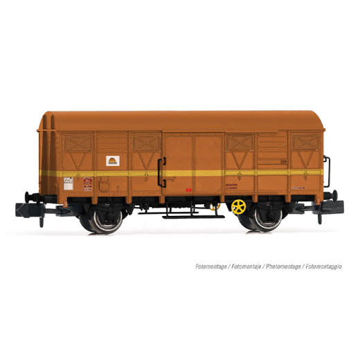 Coffret de 2 wagons à 2 essieux : citerne et type G4, ép. V, Colas Rail-2