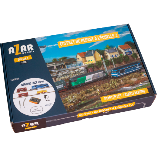 Coffret de départ BB67400, bleu, SNCF, ép IV (éch. Z)-1