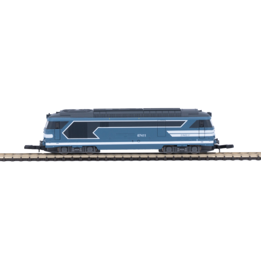 Locomotive diesel BB67411 SNCF Bleue - numérique (éch. Z)-2