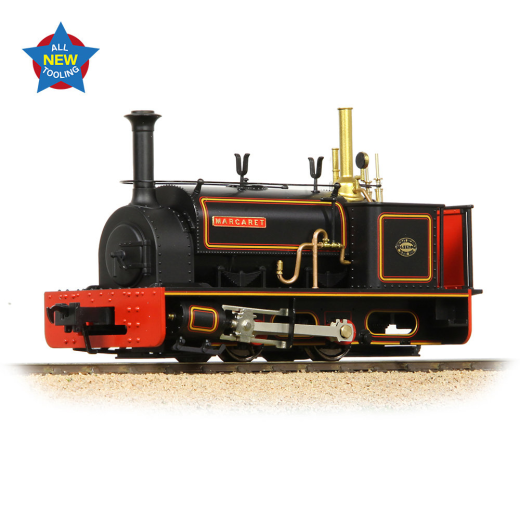 Locomotive à vapeur Quarry Hunslet 0-4-0ST 'Margaret' Penrhyn Quarry Lined Black