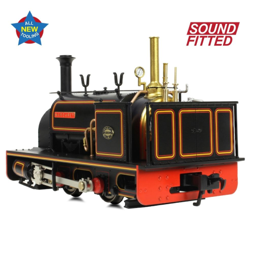 Locomotive à vapeur Quarry Hunslet 0-4-0ST 'Margaret' Penrhyn Quarry Lined Black-3