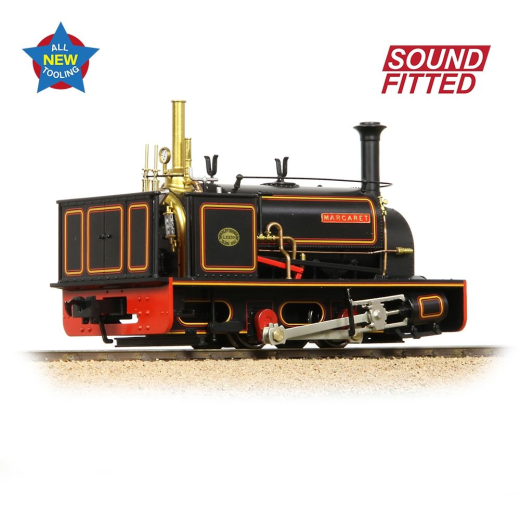 Locomotive à vapeur Quarry Hunslet 0-4-0ST 'Margaret' Penrhyn Quarry Lined Black-6