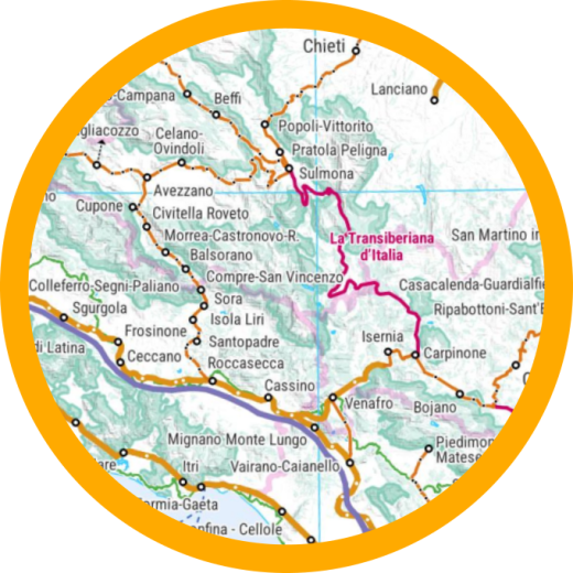 Carte papier "Europe voyage en train"-1