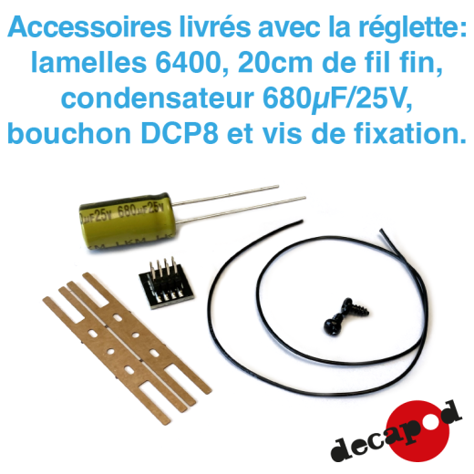 Réglette d'éclairage pour B6Dd2 Corail Roco-1