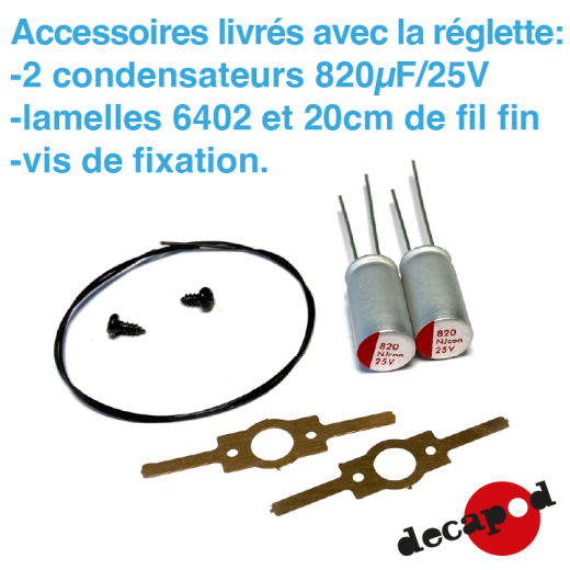Réglette d'éclairage pour Corail VTU LSM-1