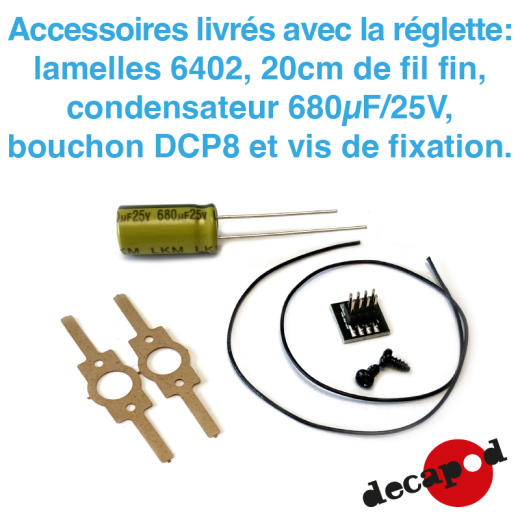 Réglette d'éclairage pour B5rtux Corail LSM-1