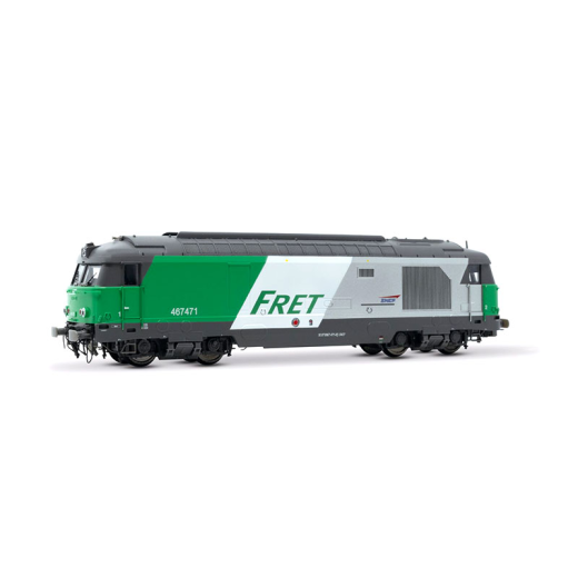 Locomotive diesel BB 467471 sans enjoliveur en livrée Fret, ép. VI, SNCF, avec décodeur sonore