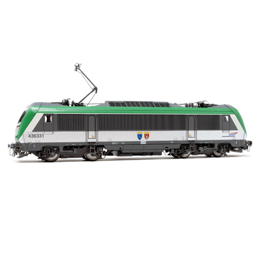 Locomotive électrique tritension « Astride » BB 36031, blasons « Bons-en-Chablais / Castione », livrée fret , SNCF, ép. V - Version DCC
