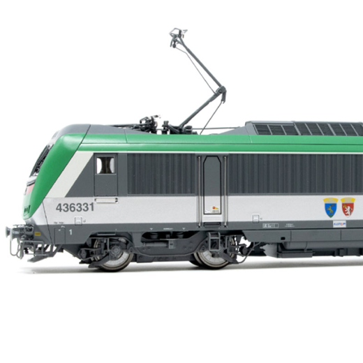 Locomotive électrique tritension « Astride » BB 36031, blasons « Bons-en-Chablais / Castione », livrée fret , SNCF, ép. V - Version DCC-1