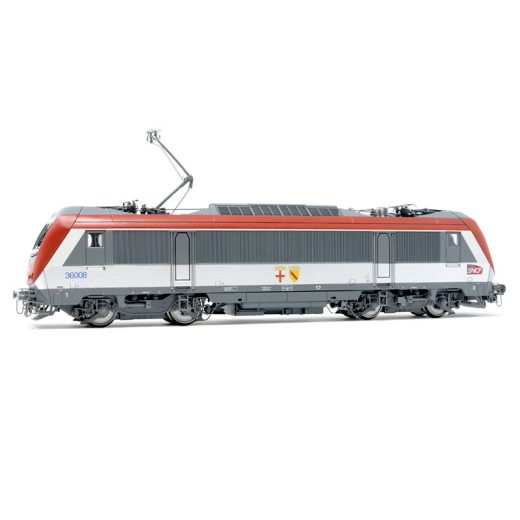 Locomotive électrique tritension « Astride » BB 36008 blasons « Blainville/Damelevières », livrée multiservice, SNCF, ép. VI