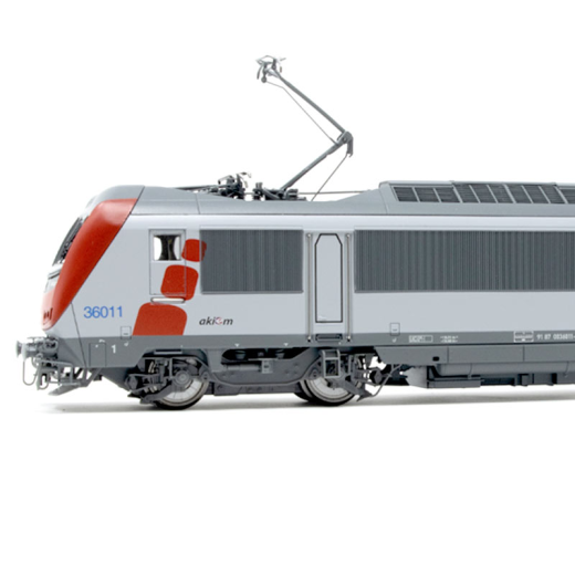 Locomotive électrique tritension « Astride » BB 36011, nouvelle livrée Akiem, ép. VI - Version DCC-1