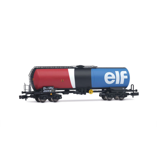 Wagon-citerne à bogies, livrée « Elf », ép. IV, SNCF