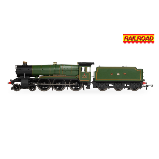 Pack Locomotive à vapeur GWR, classe 1000, « Comté de Merioneth », Époque III -  Railroad-1