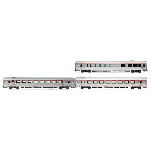 Coffret de 3 voitures « EC Etoile du Nord » set 2/2 (1 x Vru, 1 x A3rtu et 1 x A8u), ép. V SNCF