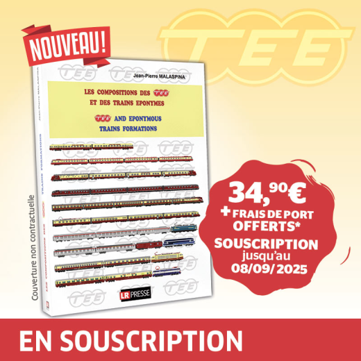 Les compositions des TEE et des trains éponymes - TEE and eponymous trains formations