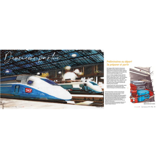 Les Passagers de la vitesse, Paris-Lyon en TGV, Carnet de voyages-1